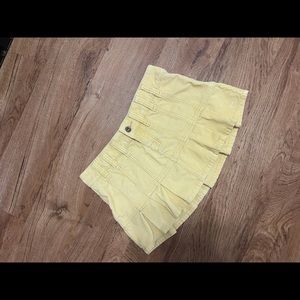 O’Neill mini yellow jean skirt